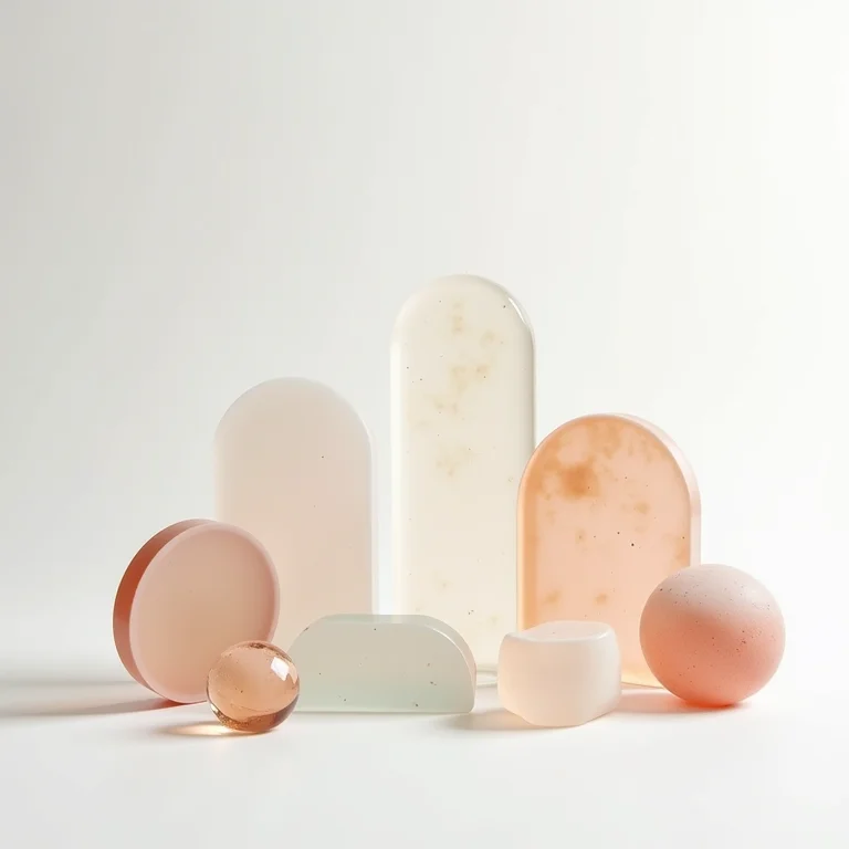 Variedade de designs em acrílico