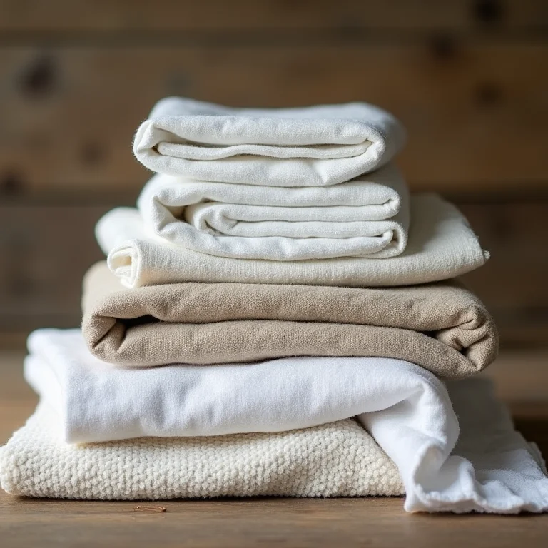 Variedade de panos de algodão