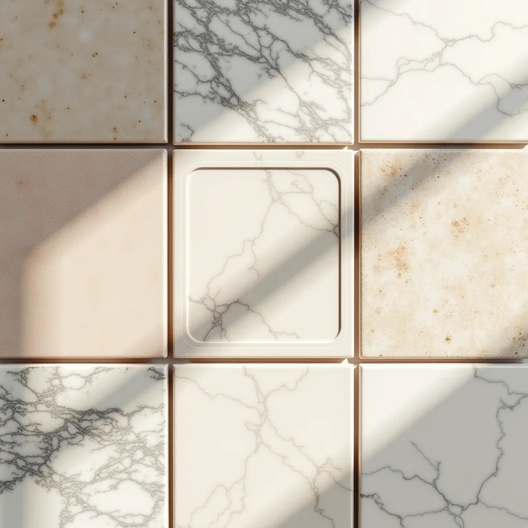 Variedade de revestimentos cerâmicos para cozinha