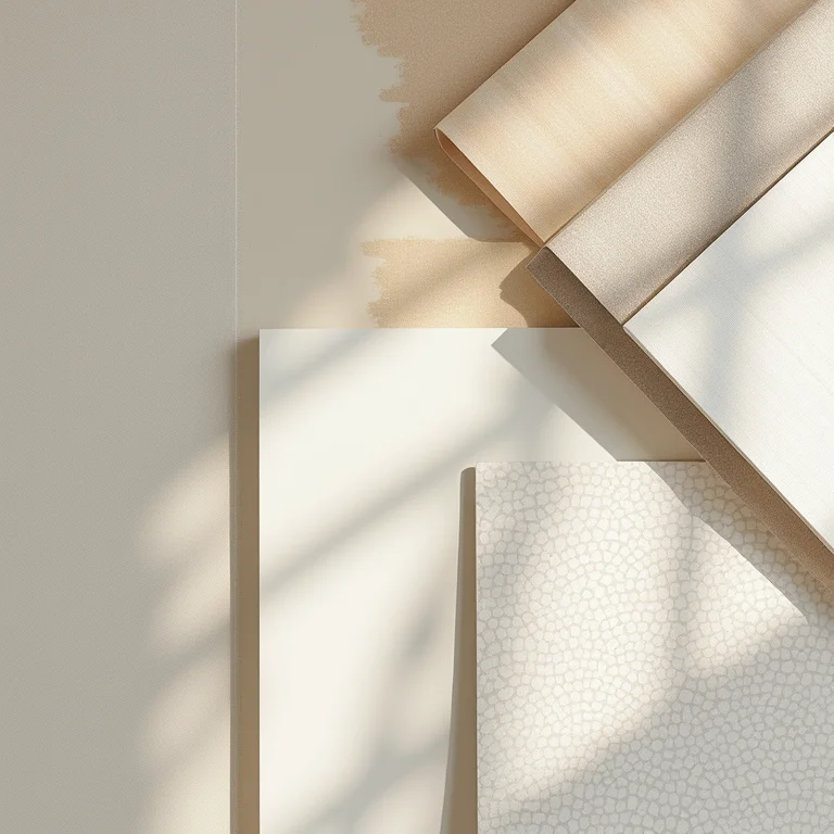 Variedade de revestimentos de parede para corredor.