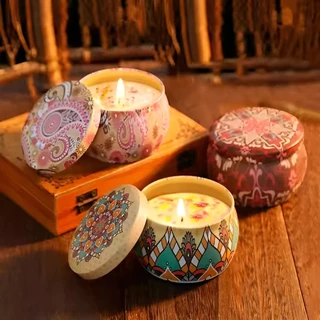 Velas Aromáticas em Recipientes de Cerâmica Artesanal - ideia