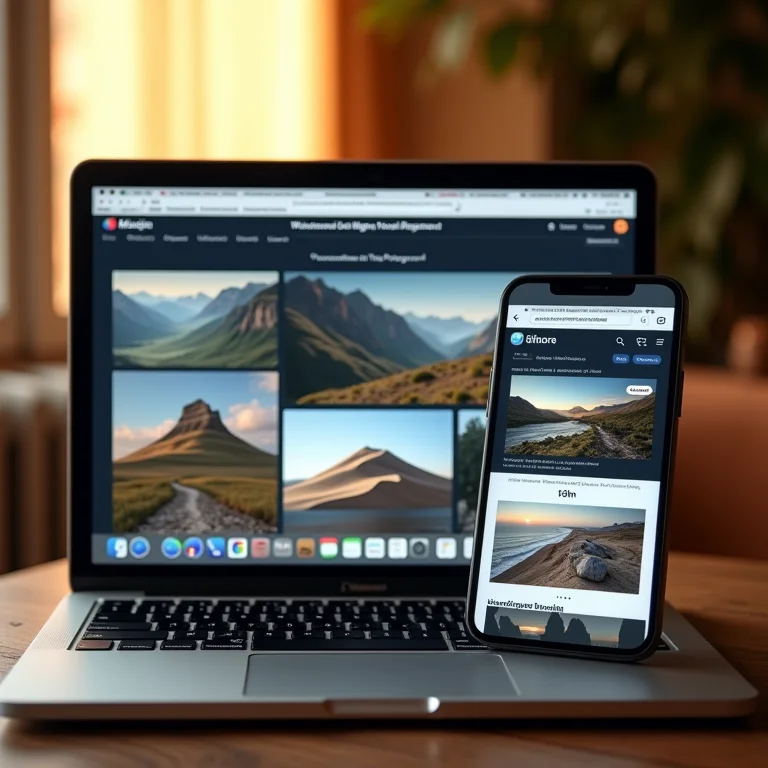 Venda de fotos em bancos de imagem