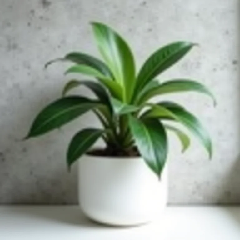 Zamioculcas Zamiifolia (ZZ Plant) em vaso branco