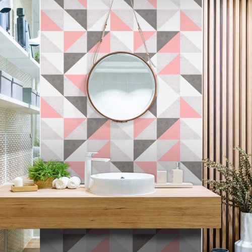 Adesivo Geométrico: modernidade e estilo - ideia