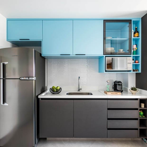 Com Nichos e Prateleiras Abertas: Exponha Seus Utensílios com Estilo! - detalhe