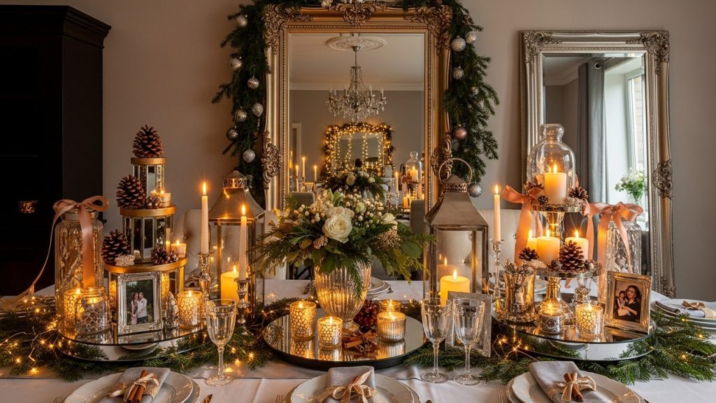 Velas e Espelhos: Ampliando a Luz e o Espaço - ideia