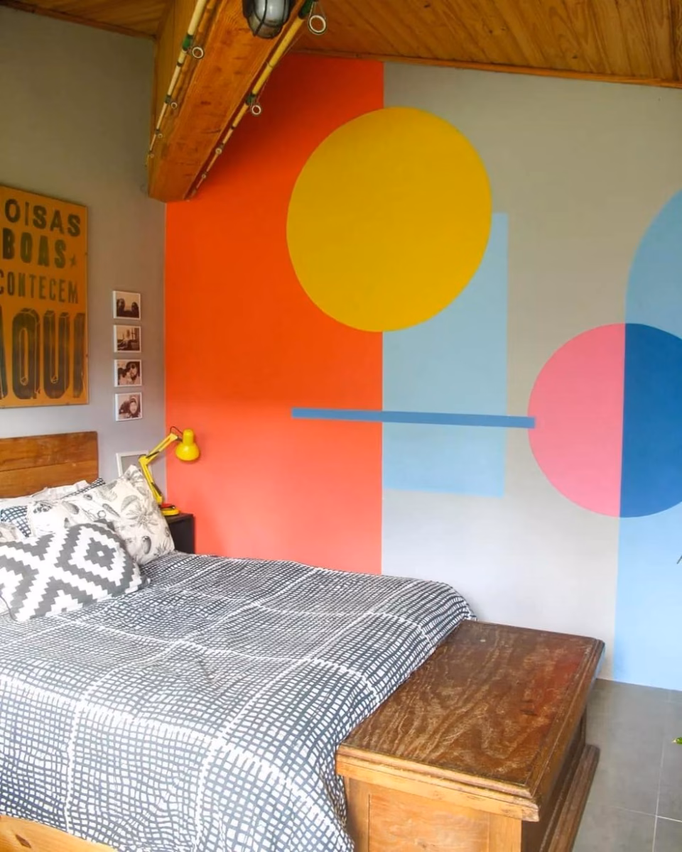 Geometria Vibrante: Cores e Formas que Estimulam a Criatividade - detalhe