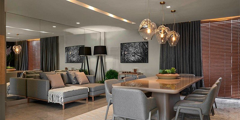 Com Iluminação Pendente para um Ambiente Aconchegante - inspiração
