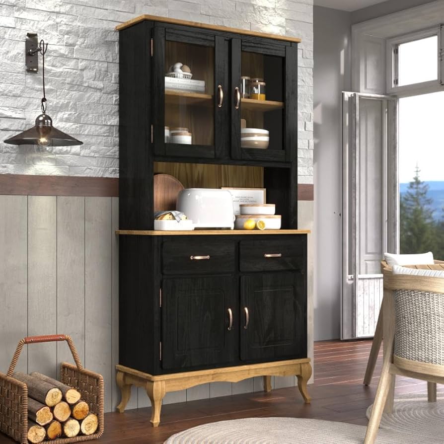 Móveis de Madeira Maciça com Acabamento Envelhecido: Um Clássico Repaginado - ideia