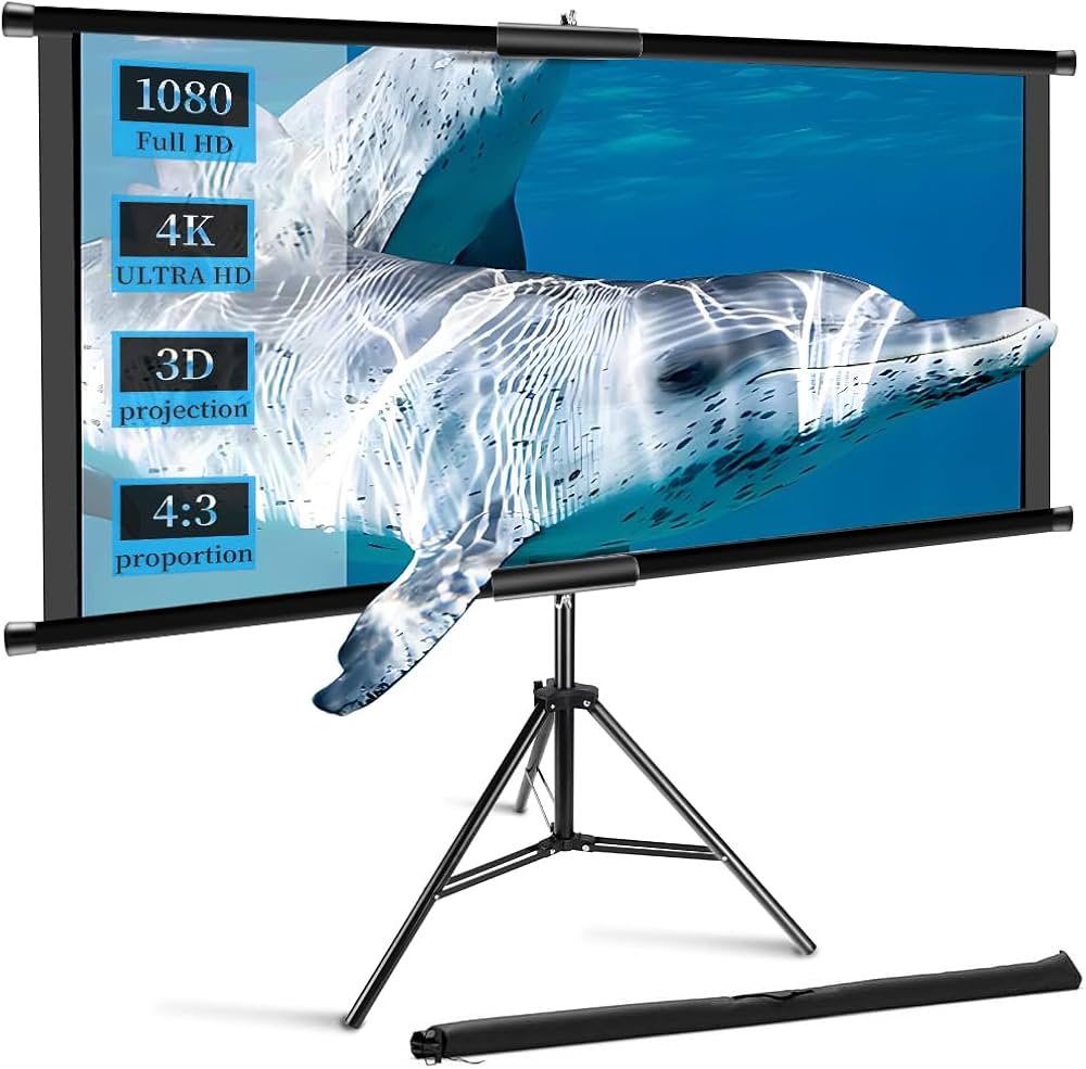 Tela de Projeção Portátil Dobrável para Noites de Cinema ao Ar Livre - inspiração