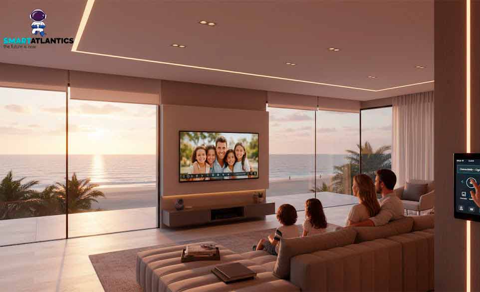 Espaço Aconchegante com Automação Discreta - inspiração