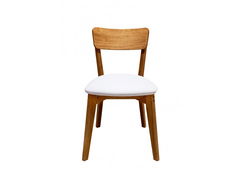 Cadeiras de Design com Assento Acolchoado e Base de Madeira Clara: Conforto Escandinavo - inspiração