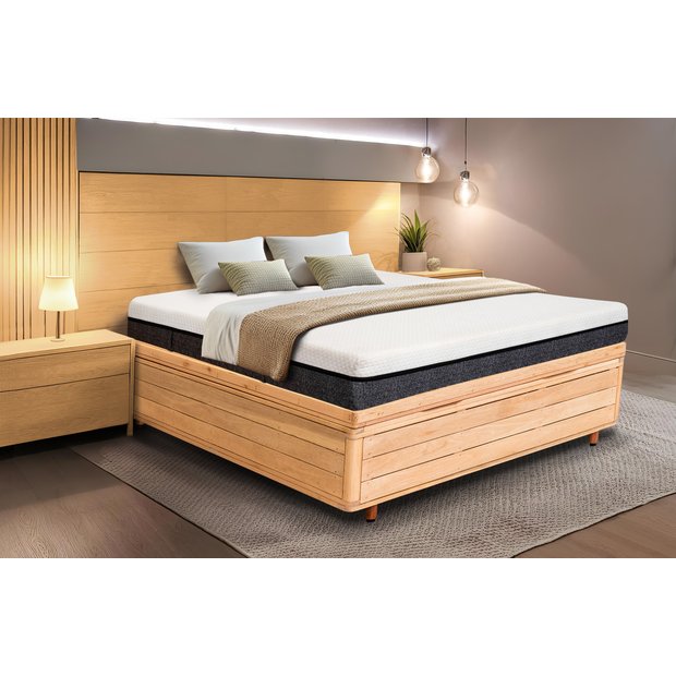 Cama Box Baú com Revestimento em Linho: Sofisticação Natural! - detalhe