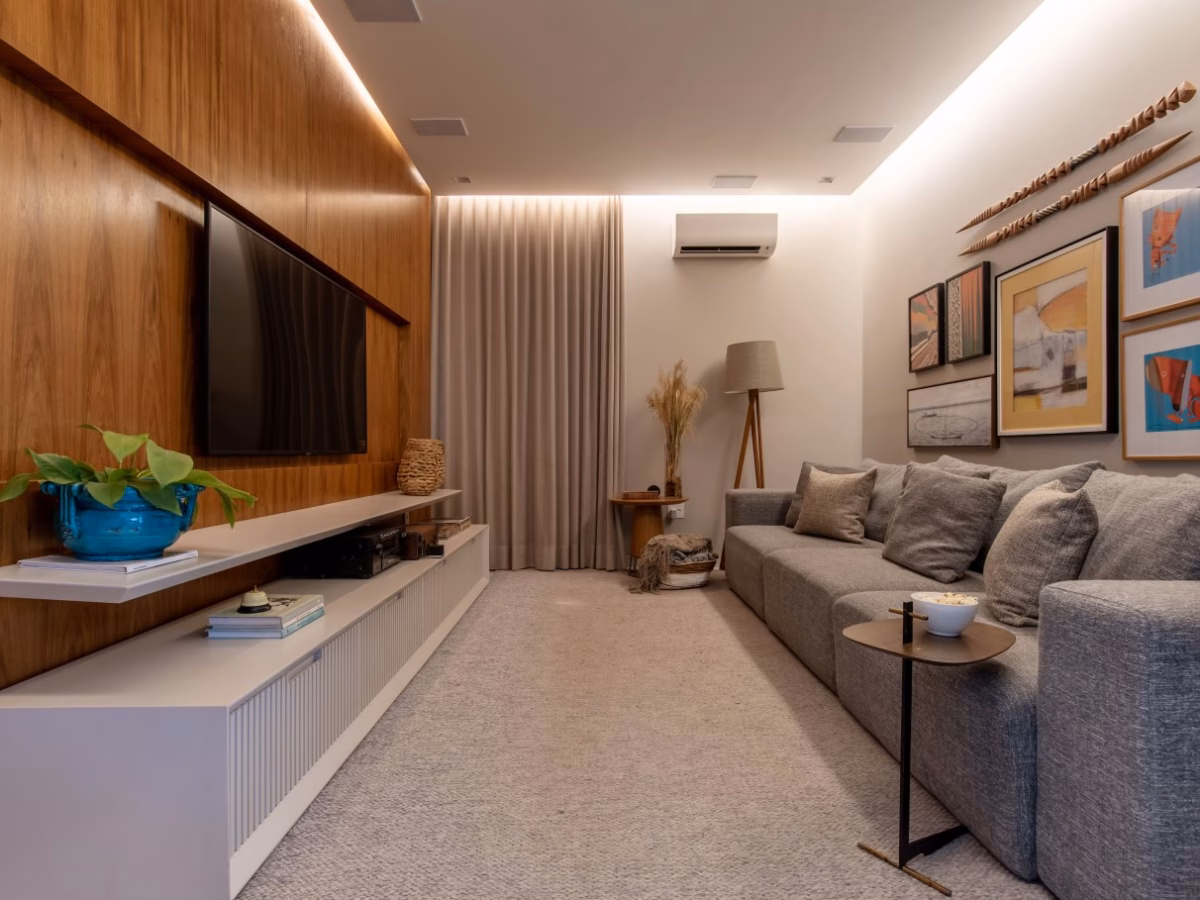 Cortineiro Embutido com Cortina Dupla: Funcionalidade e Estilo - inspiração