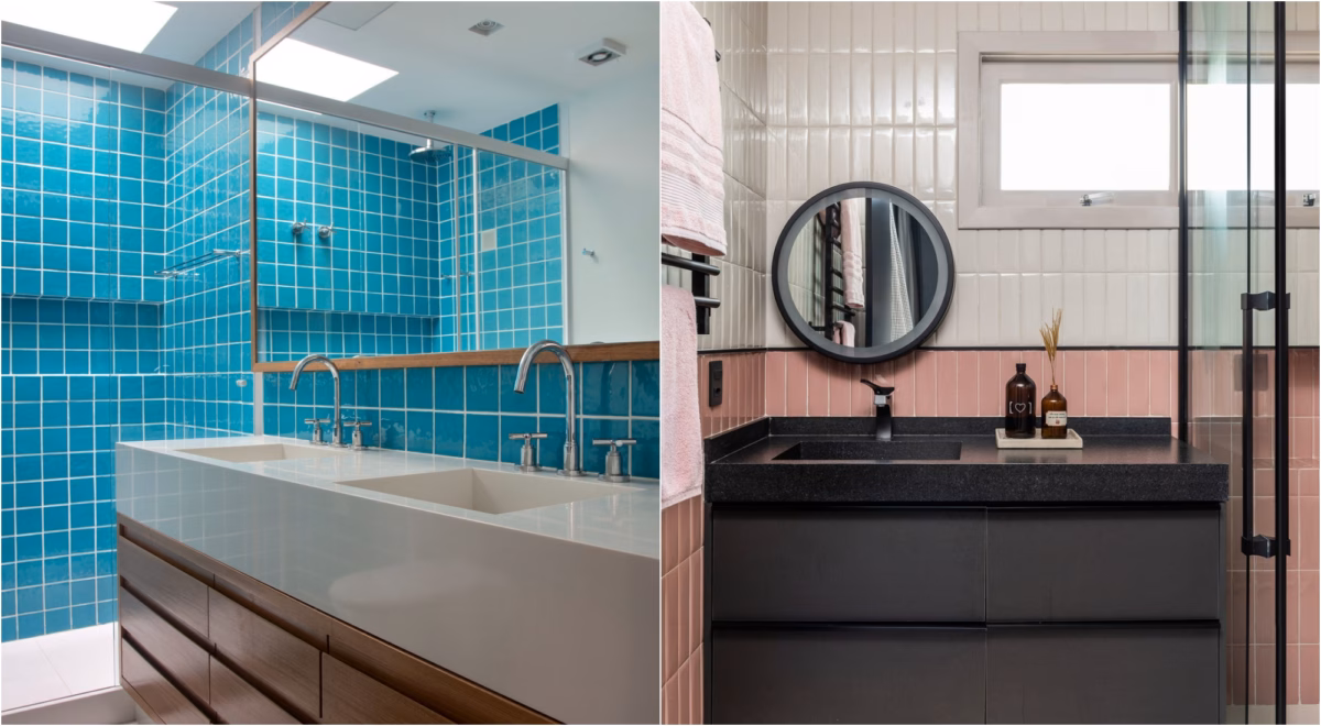 Explosão de Cor: Azulejos Coloridos e Acessórios Vibrantes - inspiração