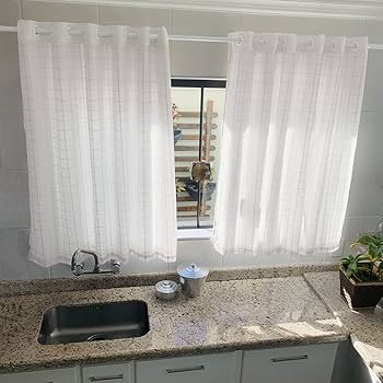 Cortinas de Voile Branco: Leveza e Privacidade na Medida Certa - detalhe