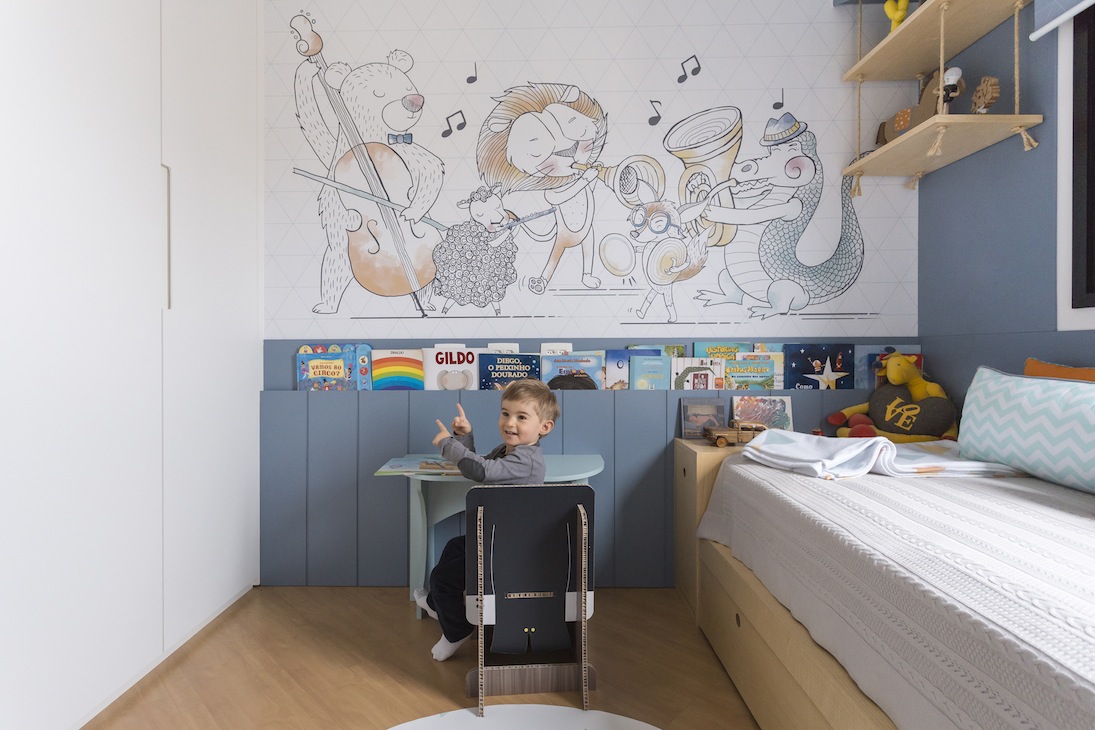 Quarto Musical: Decoração Temática com Instrumentos e Notas Musicais - inspiração