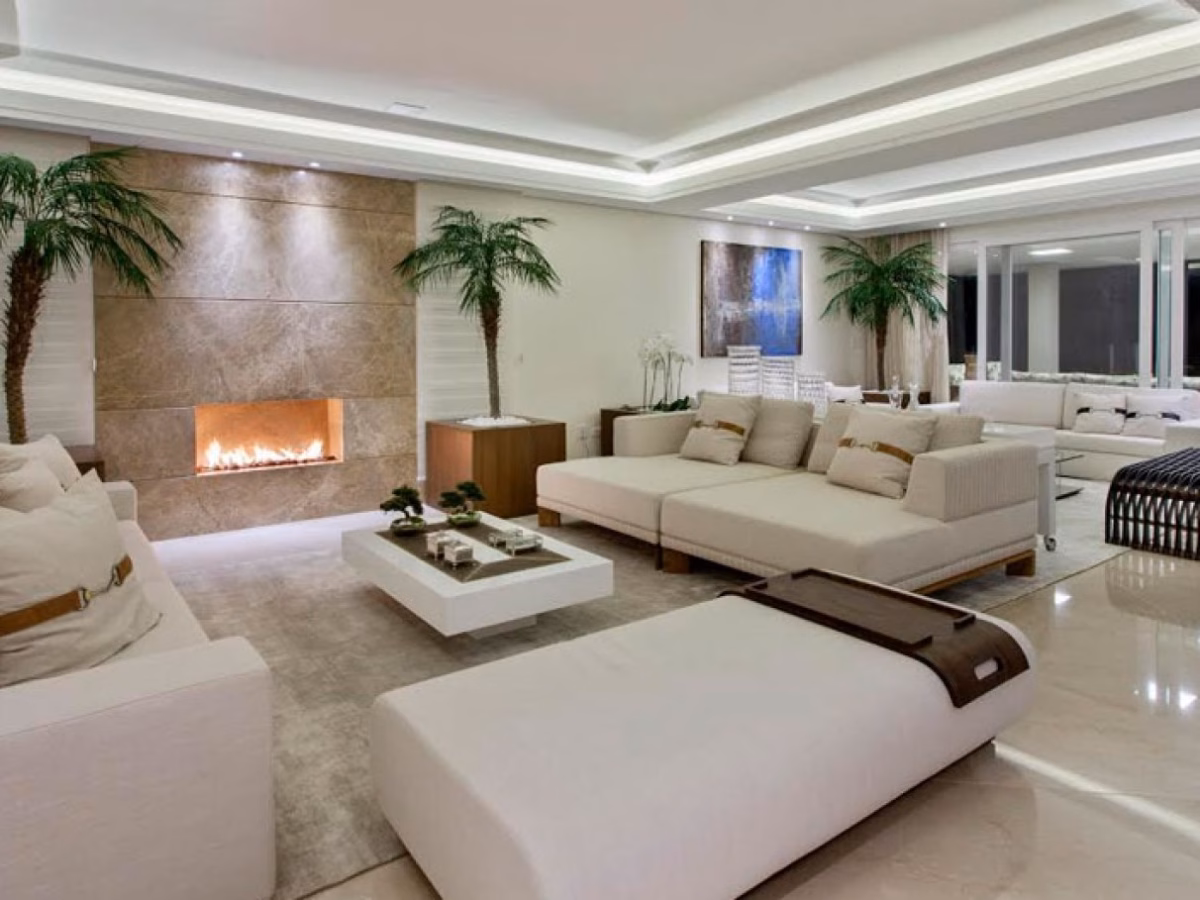 Sala com Lareira Ecológica: Conforto e Sustentabilidade em Harmonia - ideia