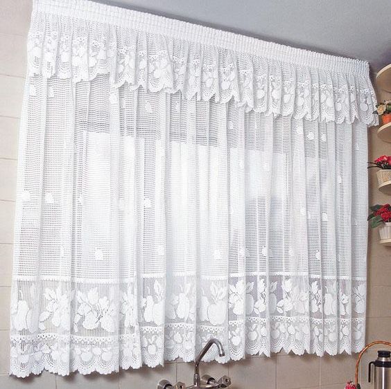 Elegância e Conforto Com Cortinas de Renda - ideia