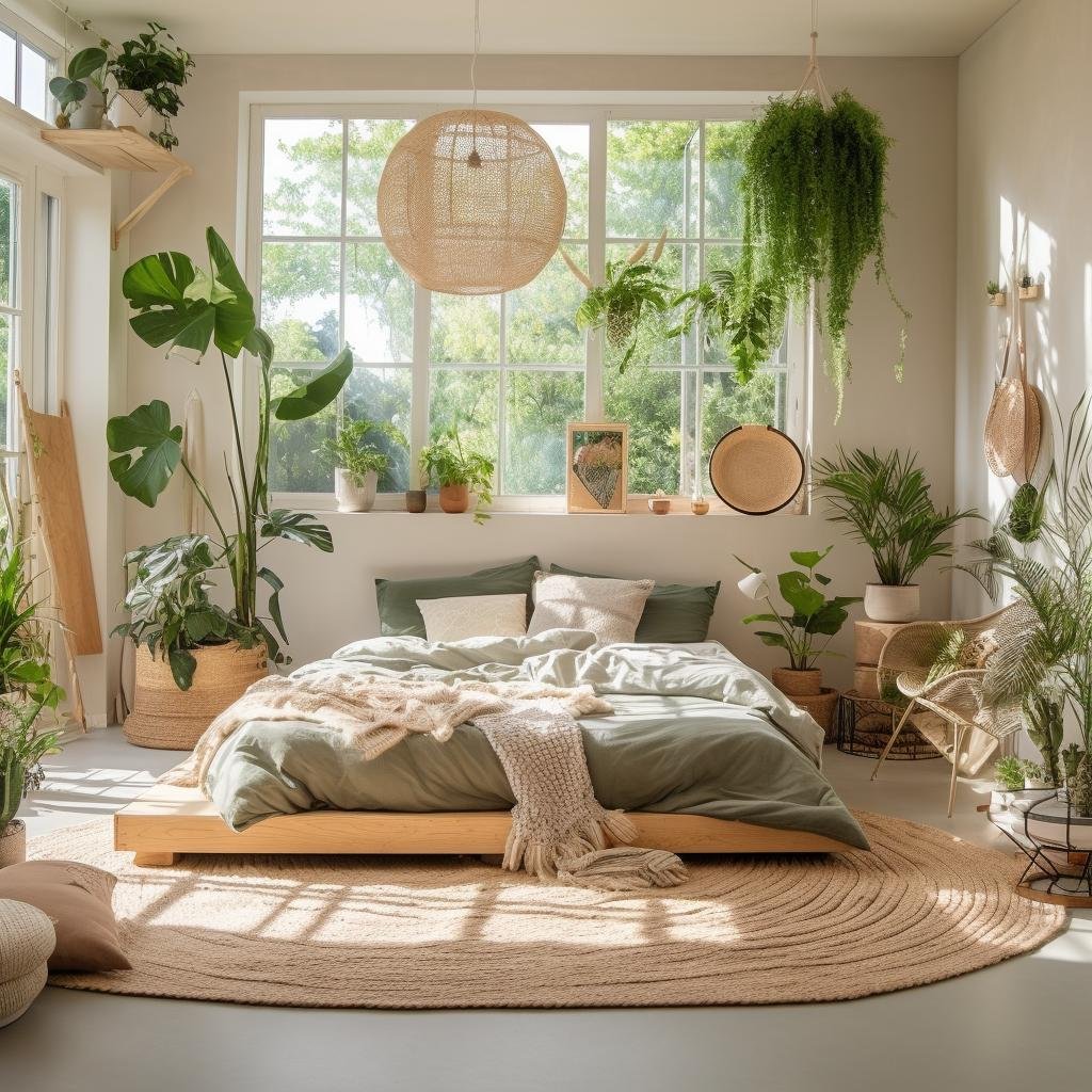 Refúgio Boêmio: Decoração de Quarto com Estilo Boho Chic - ideia
