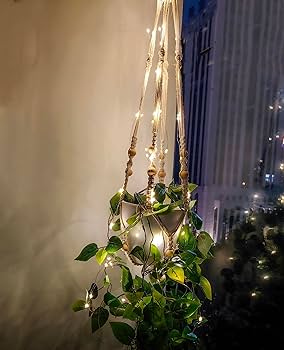 Com Macramê Suspenso: Toque Boho Chic - detalhe