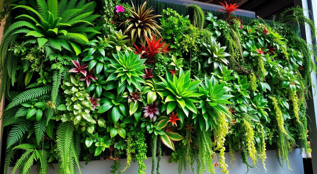 Painel de Samambaias e Orquídeas: Um Oasis Tropical em Casa! - inspiração