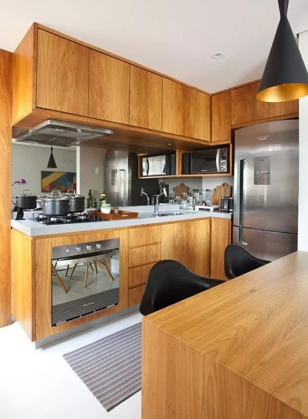 Cozinha Compacta e Inteligente: Soluções para Espaços Pequenos - inspiração