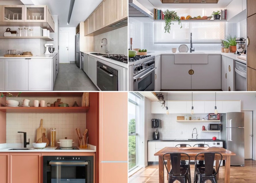 Prateleiras Suspensas: Beleza e Funcionalidade Unida - detalhe