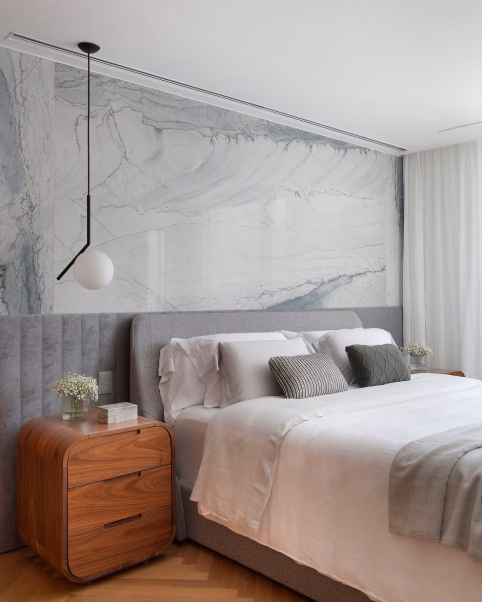 Quarto Pequeno Minimalista com Paleta Neutra: Elegância e Simplicidade! - ideia