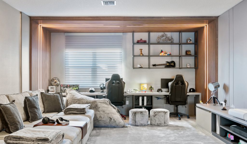 Sala de Jogos Sofisticada: Elegância e Conforto para Jogadores Exigentes - detalhe