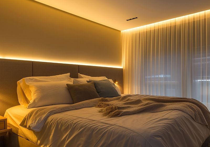 Luzes Amarelas e Aconchego: Relaxamento Garantido - inspiração