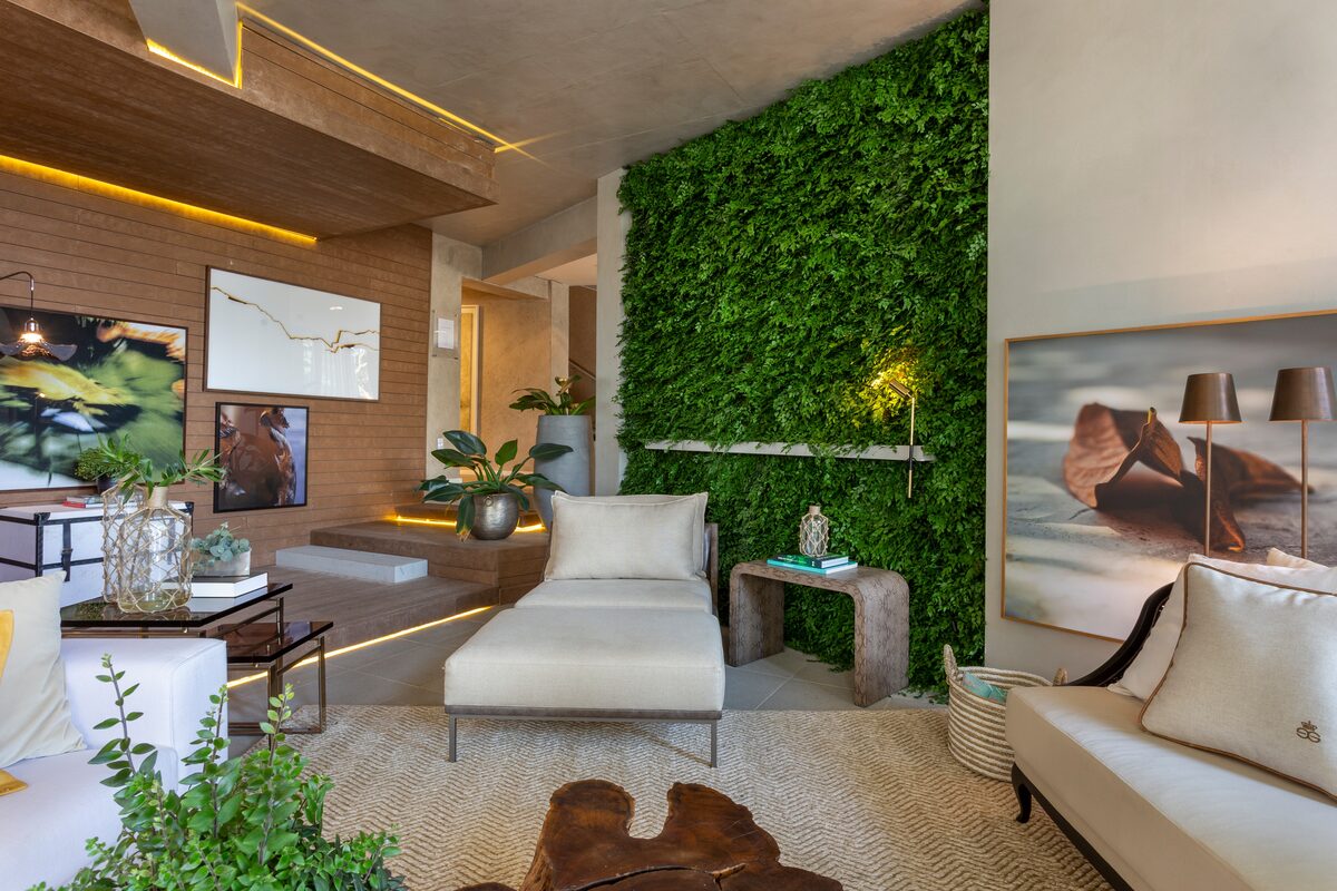 Jardim Vertical 'Do It Yourself': Sua Parede Ganha Vida! - ideia