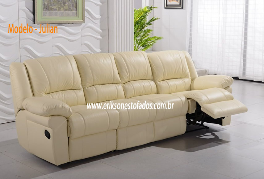 Sofá Modular com Encosto Reclinável: Conforto Personalizado - inspiração