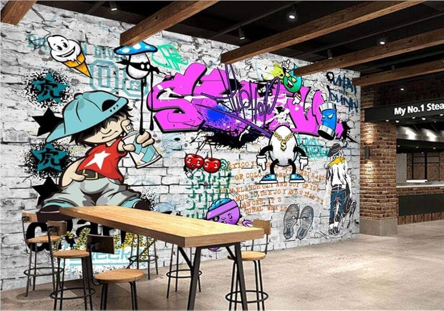Arte Urbana: Vedação com Grafite Personalizado - inspiração