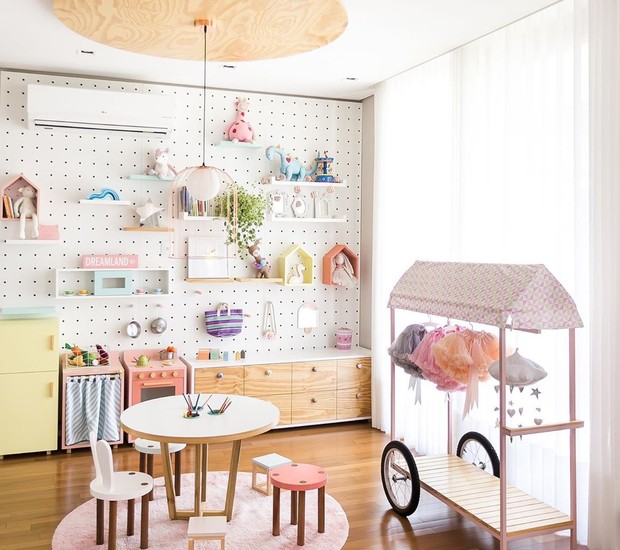 Painel Perfurado (Pegboard): Solução Versátil e Personalizável - inspiração