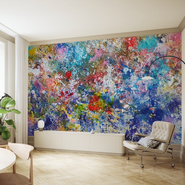 Cores Vibrantes: Uma Explosão de Alegria nas Paredes - ideia