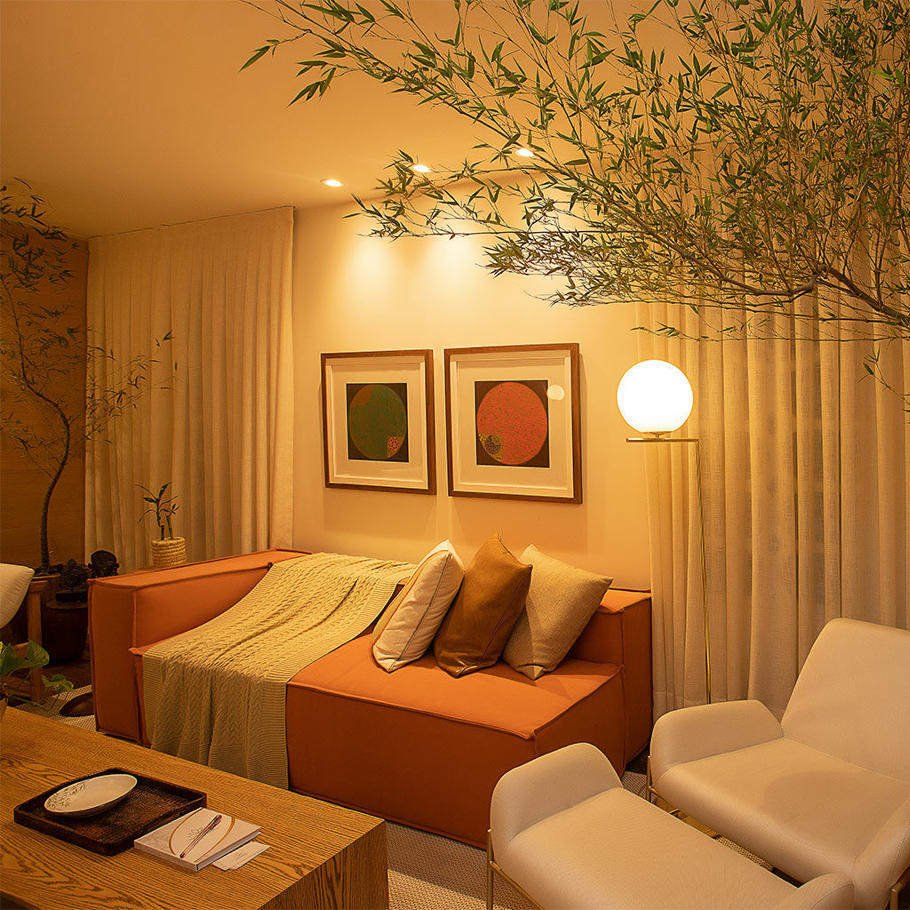 Luzes Amarelas e Aconchego: Relaxamento Garantido - ideia