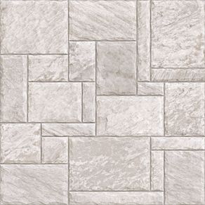 Minimalismo Seguro: Piso Antiderrapante Cinza Claro com Juntas Discretas - inspiração