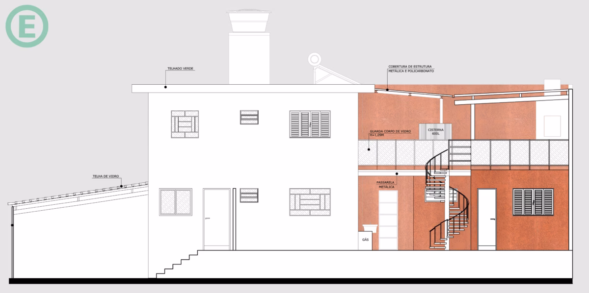 Reforma Sustentável com Elementos Naturais - ideia