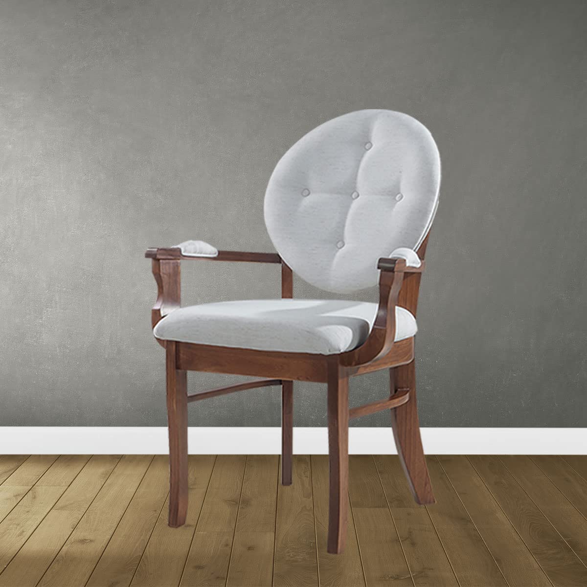 Cadeira de Jantar Estofada Com Braços: Mais Conforto e Elegância à Mesa - inspiração