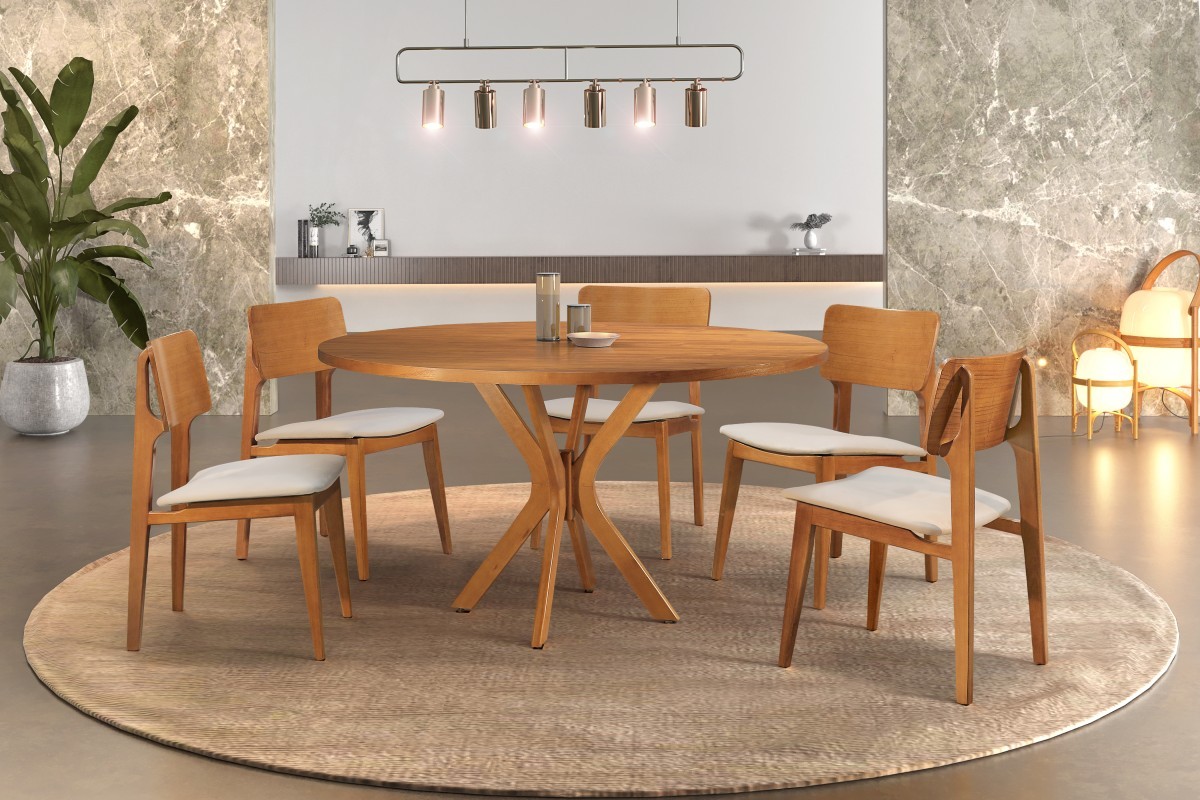 Com cadeiras de diferentes estilos: mix and match cheio de personalidade - detalhe