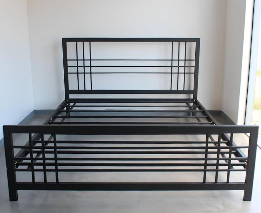 Cabeceira com Detalhes em Metal: Industrial e Sofisticada - detalhe