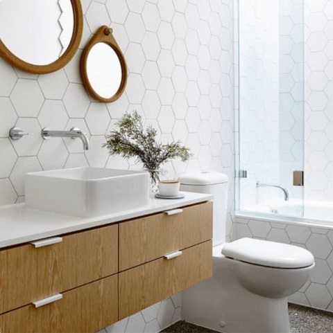 Cores Sólidas Vibrantes: Destaque e Personalidade para Seu Banheiro - ideia