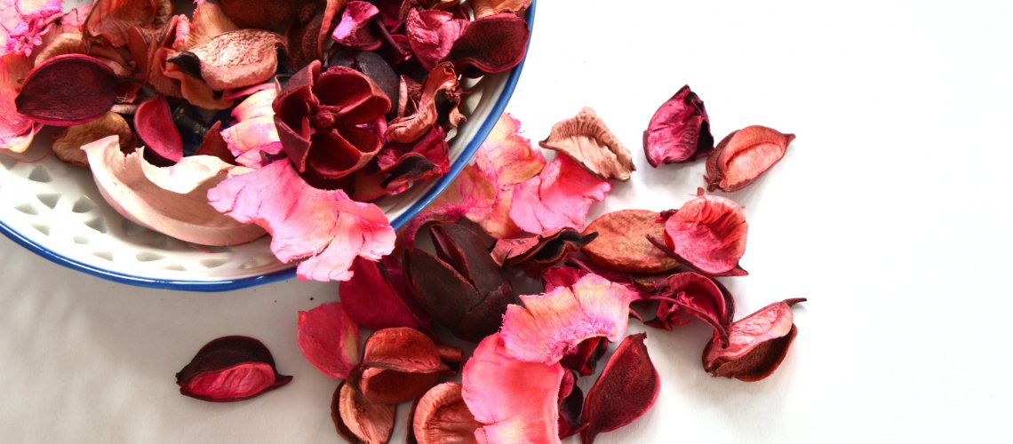 Potpourri Decorativo: Cores e Aromas que Encantam - ideia