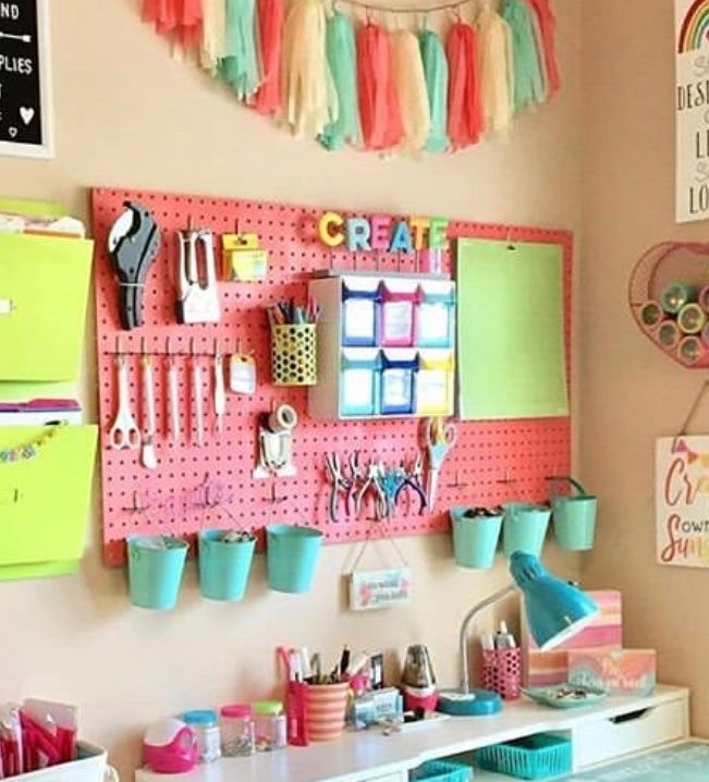 Painel Perfurado (Pegboard): Solução Versátil e Personalizável - ideia