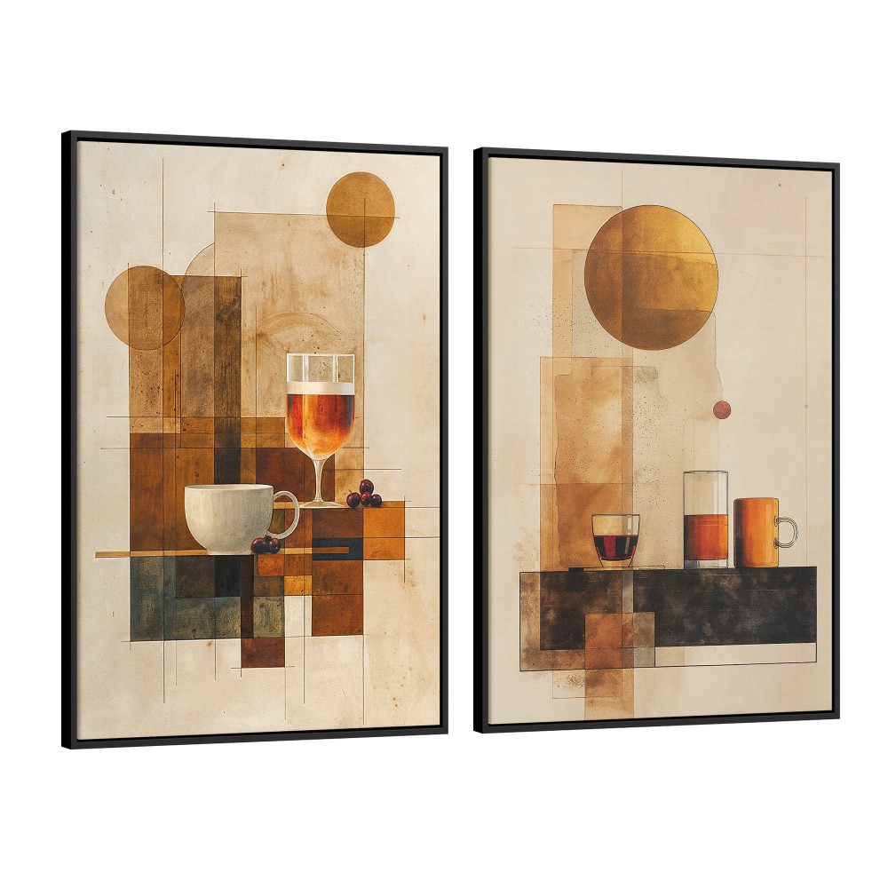 Quadros Vibrantes com Pintura Abstrata: Modernidade e Atitude - detalhe