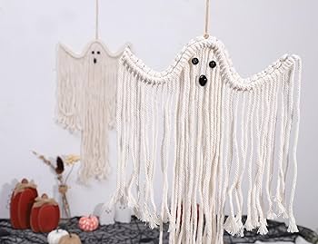 Com Detalhes Macramê Assustadores - ideia