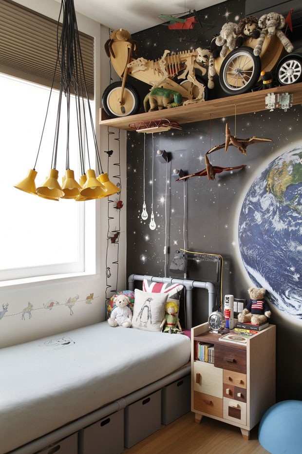 Quarto de Explorador: Mapa Mundi, Binóculos e Acessórios para Despertar a Curiosidade - inspiração