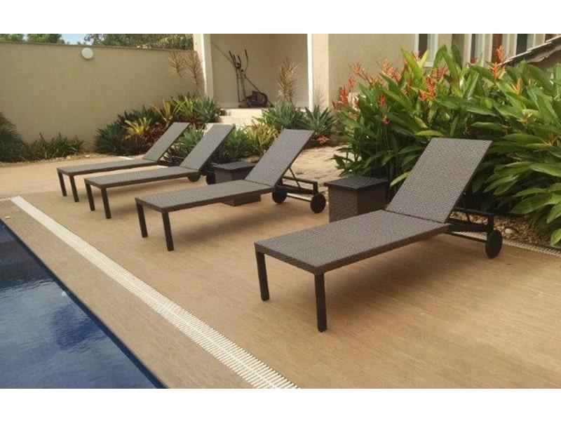 Com rodinhas: mova sua espreguiçadeira para onde quiser! - inspiração