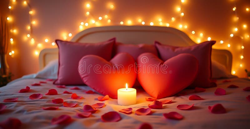 Romantismo Moderno: Decoração de Quarto com Luzes de Fada - detalhe